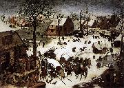 Pieter Bruegel the Elder The Census at Bethlehem oil